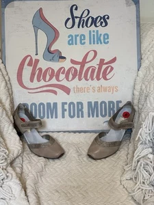 Combo antiestrés Mary Jane Rieker Dahlia 80 color topo/metálico talla 37 6 - nuevo sin caja - Imagen 1 de 9