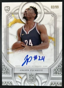2023-24 Topps Royalty Collection Jalen Pickett Rookie Auto /99 Auto RC Nuggets - Picture 1 of 2