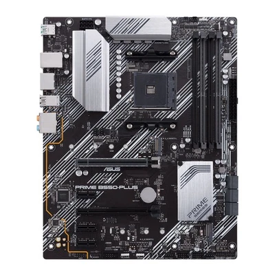 ASUS PRIME B550-PLUS Motherboard Socket AM4 B550 DDR4 S-ATA 600 ATX - Image 1 of 4