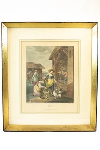 Antike F. Bartolozzi W. Hamilton MÄRZ Farb- oder Buntstift-Stippelgravur (KMT) - Bild 1 von 14