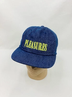Gorra Pleasures Now Denim SnapBack Azul Ajustable% Algodón OSFM NUEVA SIN ETIQUETAS Foto 1 de 4