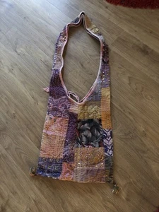 Over Shoulder Shabby Chic Pink & Sequinned Bag - Picture 1 of 4
