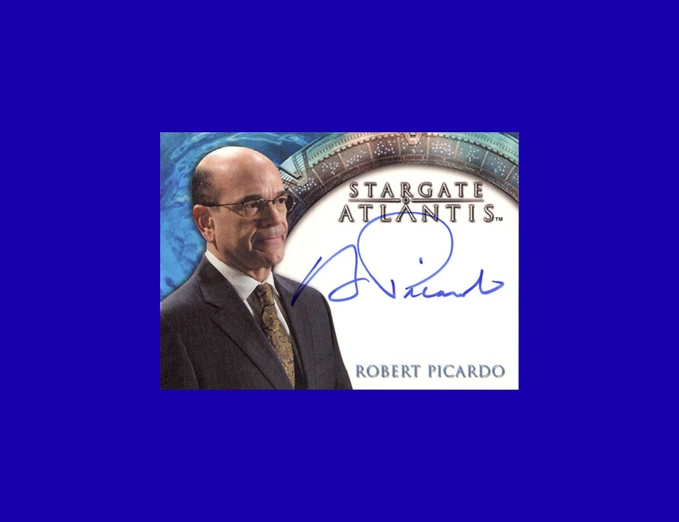 Robert Picardo as Richard Woolsey 2008 Stargate Atlantis Seasons 3 & 4 AUTO SP - Image 1 of 1