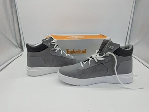 NUEVO - TIMBERLAND HOMBRE SENECA BAY ZAPATILLA BOTA CUERO GRIS MEDIO A5X7N TALLA 9 - Imagen 1 de 13