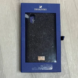 Funda alta Swarovski para teléfono inteligente con parachoques iPhone X/XS en negro - Imagen 1 de 8