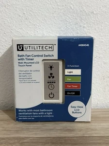 Utilitech Bath Fan Control Switch With Timer Wall mounted LCD Touch #4984546 - Bild 1 von 1