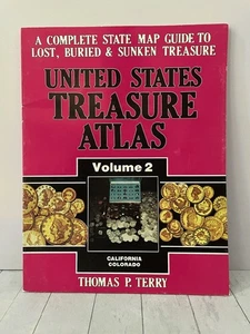 United States Treasure Atlas Vol 2 California-Colorado 1985 Pbk HTF - Picture 1 of 4