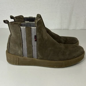 Remonte Tex by RIEKER Brown Suede Pull-on Chelsea Ankle Boots Women’s 38/ 7.5 - Picture 1 of 8