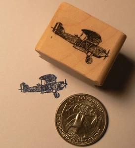 Estampilla de goma de avión en miniatura P24 - Imagen 1 de 2