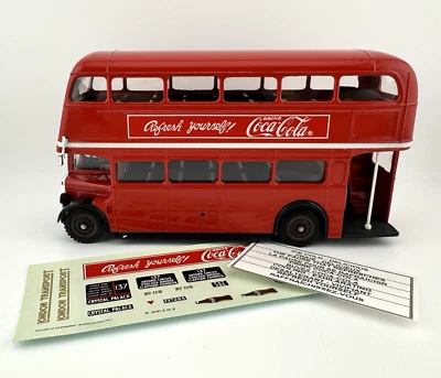 Solido Coca-Cola Co Die Cast 1:50 London Double Decker Bus - Image 1 of 4