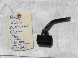 1950's Mercedes Benz Ponton W180 220S Instrument Cluster Female Car Side Plug b - Picture 1 of 5