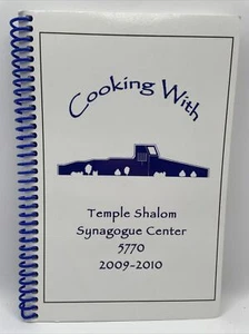 Cooking With Temple Shalom Synagogue Center Cookbook - Auburn Maine 2009-2010 - Imagen 1 de 6