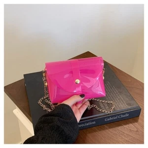 Leisure Jelly Transparent Bag Trendy Shoulder Bag Fashion Envelope Bag Women - Picture 1 of 17