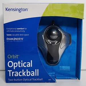 NEW Kensington Orbit Optical Trackball USB Wired Mouse 64327 Two Button - Picture 1 of 11
