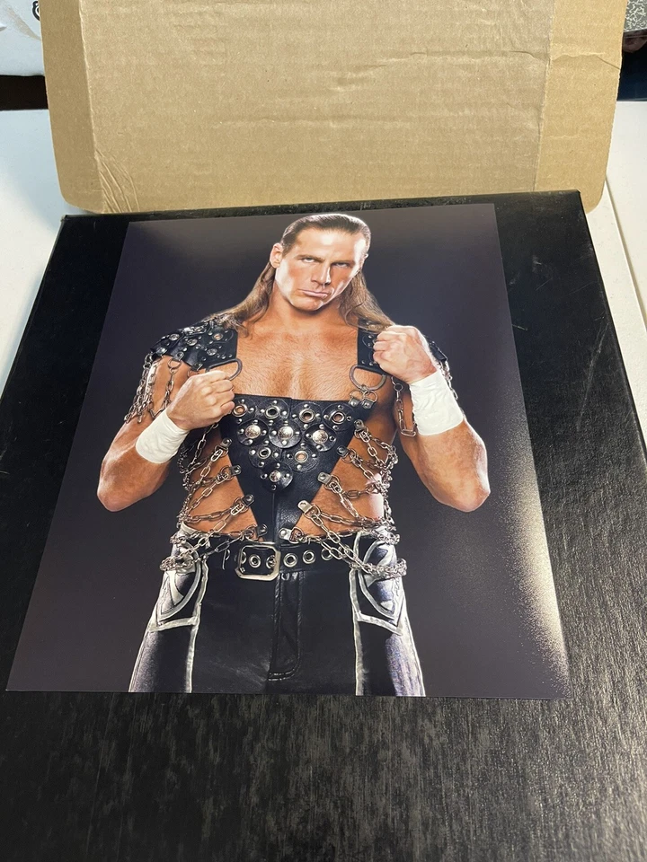 Foto 8x10 WWE WWF NXT Shawn Michaels sin firmar pose en solitario era de actitud cruda Foto 1 de 1