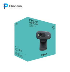 Logitech C270 - Black 720p/30fps HD Webcam (Open Box) - Photo 1/8