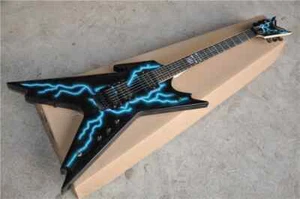 High-End Razor 6-String Electric Guitar From Chinese Factory, Lightning Applique - Picture 1 of 12
