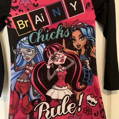 Monster High Camisón Manga Larga Pijama Niña Talla L 10/12 Foto 1 de 4