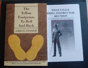SIGNED The Yellow Footprints to Hell and Back Gregg Stoner USMC Drill Instructor - Picture 1 of 6