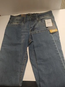 Boys' Lee Straight Leg Skinny Fit Denim Jeans Roe Wash 16 New With Tags - Picture 1 of 7