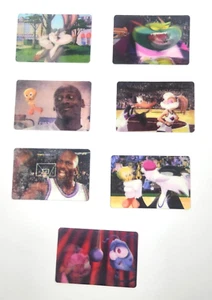 1996 Michael Jordan Space Jam Lenticular Movie Cards Kellogg's Complete Set of 7 - Picture 1 of 23