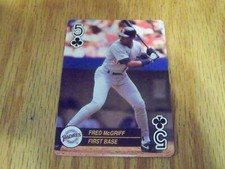 FRED McGRIFF 1992 ACES PLAYING CARDS  BASEBALL CARD  ODD BALL   