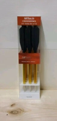 MTECH USA Crossbows DX-A6 Metal Arrows 6.375" New 12 Pack - Image 1 of 4