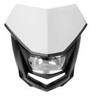White MX Supermoto Enduro Headlight fits Suzuki RM85 L Big Wheel 02-12