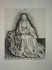 I. A. M. of ZWOLLE (XV) Gravure HOLLANDAISE VIERGE ENFANT JESUS RENAISSANCE 1500