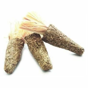 Nature First Alfalfa Carrot 3pcs Mini Small Animal Toy Natural Nibble & Chew Fun - Picture 1 of 9