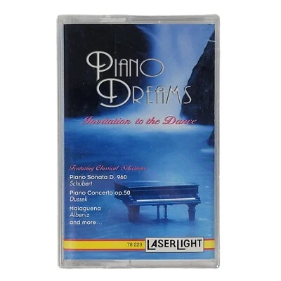 VTG 1996 LaserLight Piano Dreams Invitation To The Dance Cassette Tape Music NEW - Image 1 of 4