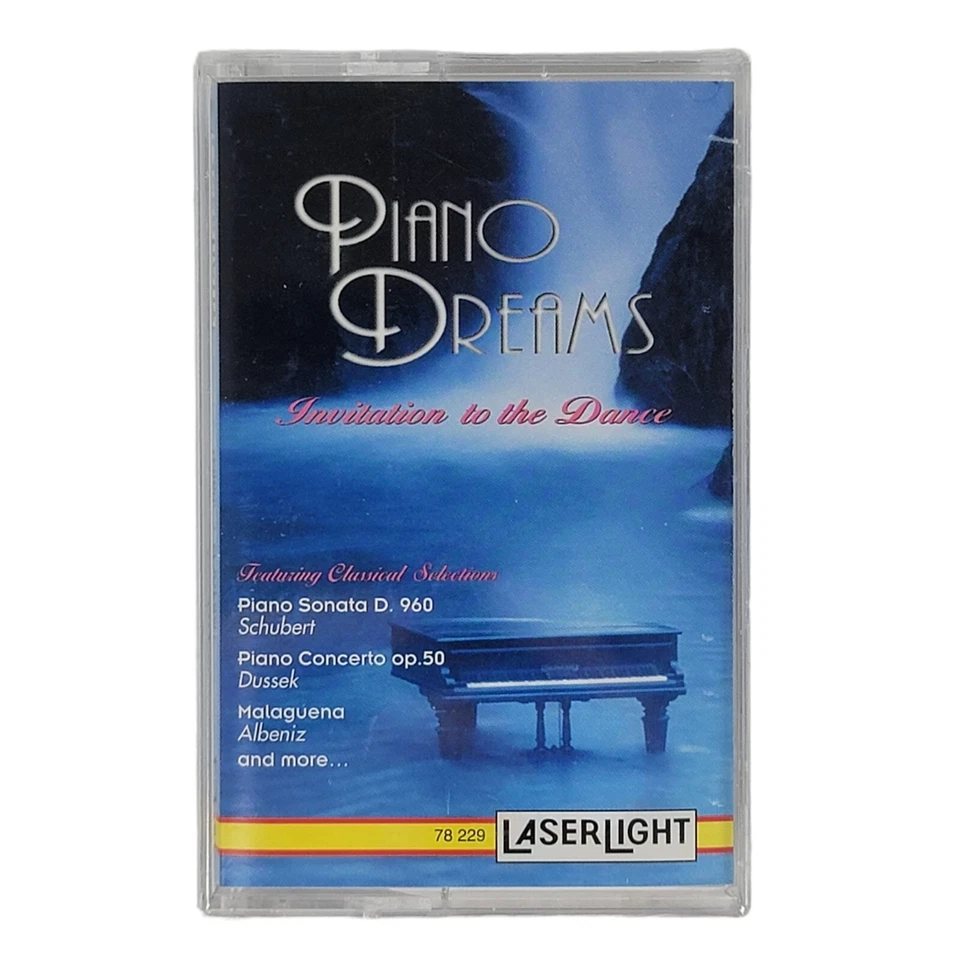 VTG 1996 LaserLight Piano Dreams Invitation To The Dance Cassette Tape Music NEW - Image 1 of 4