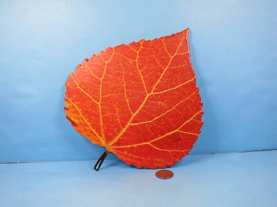 Hoja de álamo-naranja-arte de pared de acero decoración de Next Innovations-interior/exterior-nuevo Foto 1 de 2