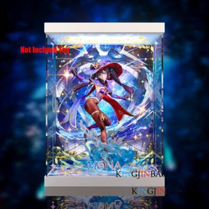 Dustproof Display Light Case For Wonderful Work Genshin Impact MONA PVC Figure - Picture 1 of 4