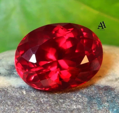 Natural Unheated AAA+ Pigeon Blood Red Ruby 20.50 Ct Oval Cut Loose Gemstone - Image 1 of 4