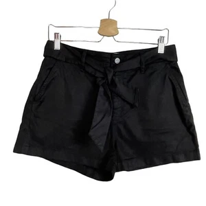Paige Anessa Shorts HIgh Waist Tie Belt Women's Size 28 - Picture 1 of 6