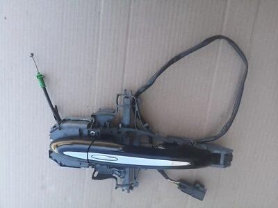 JAGUAR XJ PORTFOLIO 2012 X351 FRONT PASSENGER LEFT SIDE DOOR HANDLE BLACK PVS - Image 1 of 4