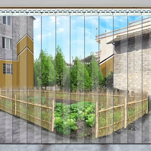 Clear Strip Curtain PVC Door Curtain Plastic Door Curtain for Cooler Freezer - Picture 1 of 28