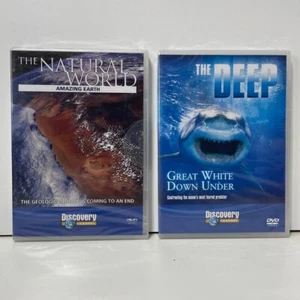Die natürliche Welt + Die Tiefe 2 DVD Bundle inkl. Amazing Earth + Weißer Hai - Bild 1 von 3