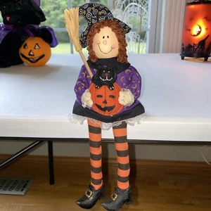 Avon Witch Porcelain Doll Shelf Sitter “ Witch On The Shelf” 12 Inches EUC - Picture 1 of 8