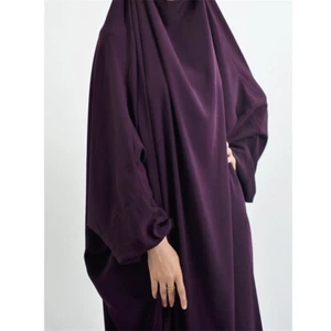 Khimar Muslim Women Prayer One Piece Amira Maxi Dress Abaya Burqa Kaftan Ramadan - Picture 1 of 23