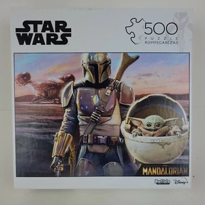 Star Wars The Mandalorian 500 Piece Puzzle Child/Baby Yoda/Bounty in Pod Sealed  - Picture 1 of 5