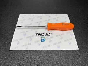Snap-on Tools USA NEW ORANGE Hard Handle 5/16" Flat Head Screwdriver SDD6A - Picture 1 of 11