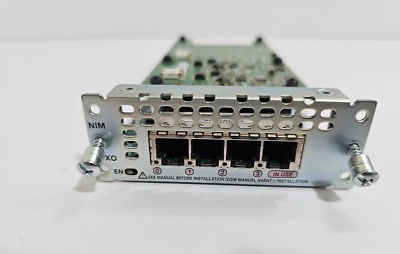 Cisco NIM-4FXO 4-port Network Interface Module - FXO (Universal) - Image 1 of 3