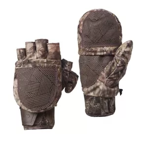 LADIES MOSSY OAK BREAK-UP COUNTRY POP-TOP Gloves L/XL MICROBAN PULL TOPS PINK - Picture 1 of 4