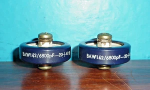 2 LCC BAW142 6800pf 3,5kV Keramik Türklinke Kondensatoren Frankreich  - Bild 1 von 5