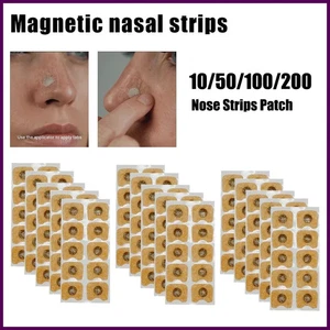 10/50/100/200 Stück Nase Atempflaster Magnetische Saugeisen Nasenstreifen... - Bild 1 von 28