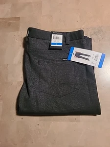 DKNY Damen Ponte Hose mit geradem Bein, grau, Größe, Large - Bild 1 von 2