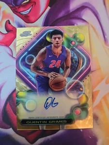 Quentin GRIMES GOLD VINYL 1/1 Autograph 2024 Topps Cosmic Chrome Basketball  - Picture 1 of 8