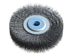 Lessmann Wheel Brush D80mm x W18-20 x 10 Bore Steel Wire 0.20 - Picture 1 of 1
